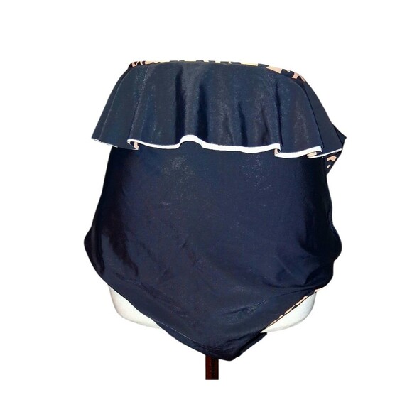 Coral Reef Women's High Waist Leopard Print Black Reversible Swimsuit Bottom XL - Picture 7 of 8